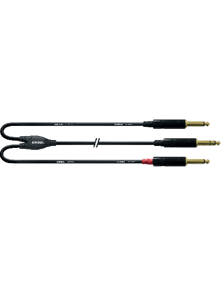 CORDIAL CFY6VPP – Câble stéréo - Jack mâle/2 Jacks mono mâles 6m