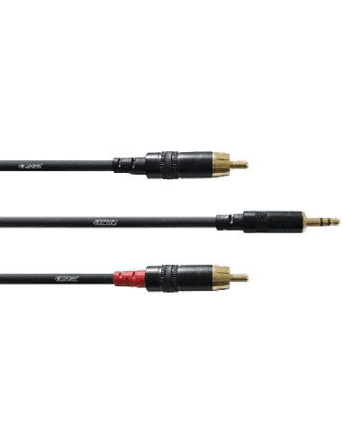 CORDIAL CFY6WCC – câble bretelle rean 3.5mm stéréo/2x rca 6m