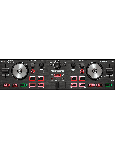 NUMARK DJ2GO2TOUCH 2 – Contrôleur 2 voies ultra-compact + carte son usb