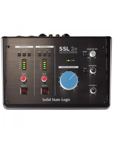 SOLID STATE LOGIC SSL2+ – Interface audio 2 in/4 out USB-C