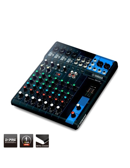 YAMAHA MG10 – Mixeur analogique - Console de Mixage 10 canaux
