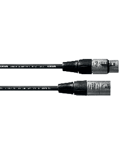 CORDIAL CFM2.5FM. CORDON SYMÉTRIQUE – Rean silver - XLR mâle/XLR femelle 2.5M