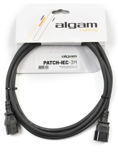 ALGAM LIGHTING PATCH-IEC-3M – Rallonge d’alimentation IEC 3 m