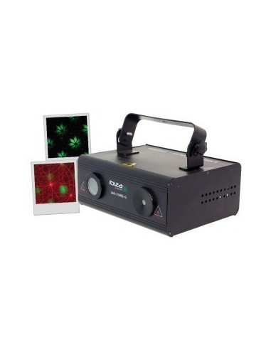 Laser rouge et vert dmx 150 avec effet firefly et gobos graphiques