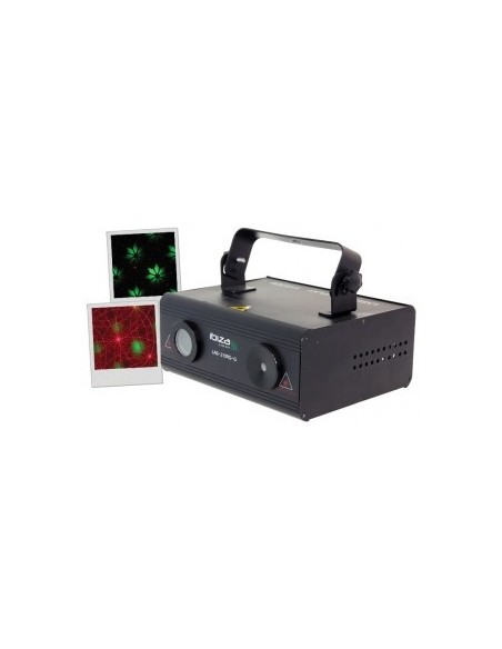 Laser rouge et vert dmx 150 avec effet firefly et gobos graphiques