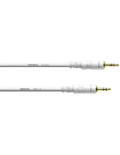 CORDIAL CFS0.6WW-SNOW. CORDON MINI-JACK / MINI JACK STÉRÉO – 0.60M blanc