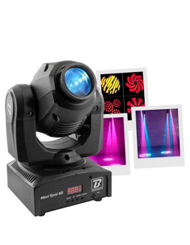 BOOMTONE DJ MAXI SPOT 60 – Lyre spot à led 60w