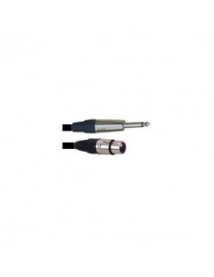 Câble XLR femelle / jack 6.35 mono