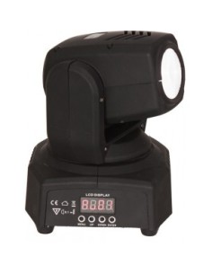 LMH250WH – MINI-LYRE DMX A 1 LED BLANCHE de 10w AVEC EFFET BEAM&nbsp