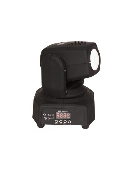 LMH250WH – MINI-LYRE DMX A 1 LED BLANCHE de 10w AVEC EFFET BEAM&nbsp
