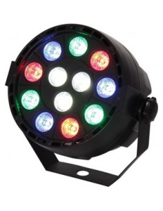 PAR-MINI-RGBW – Projecteur PAR à 12 LED rouge-vert-bleu-blanc