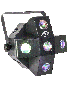 AFX COMET-GOBO – Effet de lumière DMX a led RGVBB avec 5 gobos