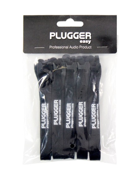 PLUGGER ATTACHES-CÂBLE VELCRO NOIR TOURING – Pack de 10