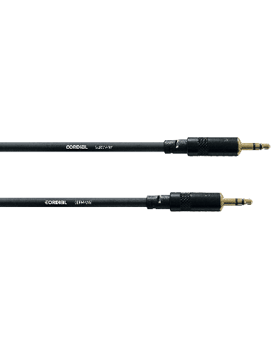 CORDIAL CFS1.5WW – Cordon mini jack stéréo M./M. 1.5M