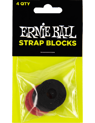 ERNIE BALL STRAP BLOCKS – Pack de 4 strap blocks