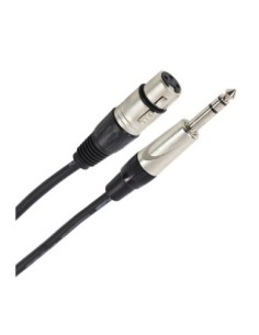 PLUGGER CÂBLE XLR FEMELLE – Jack Mâle Stéréo 6m Easy - Câble Micro