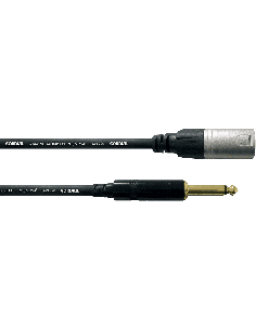 CORDIAL CCM10MP – Cable audio XLR mâle/Jack mâle mono 10M