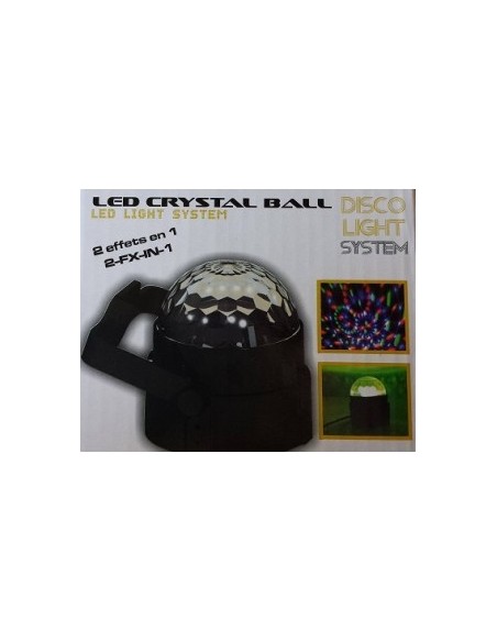 LED CRYSTAL-SPHERE MULTICOULEURS A LEDS