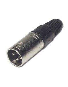 FICHE XLR MÂLE 3 PÔLES