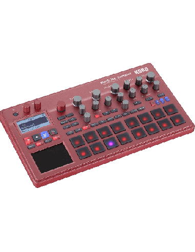 KORG ELECTIBE2S-RD – Boîte à rythme & échantillonneur et séquenceur de couleur rouge