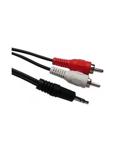 IBIZA CA1.5JR – Câble ou cordon Mini Jack Stéréo/ 2 Rca Mâle 1