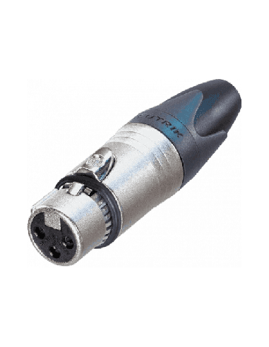 NEUTRIK NC3FXX – Fiche XLR 3 points femelle métal Neutrik